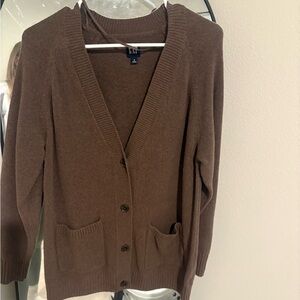 GAP Brown Oversized Sweater Cardigan